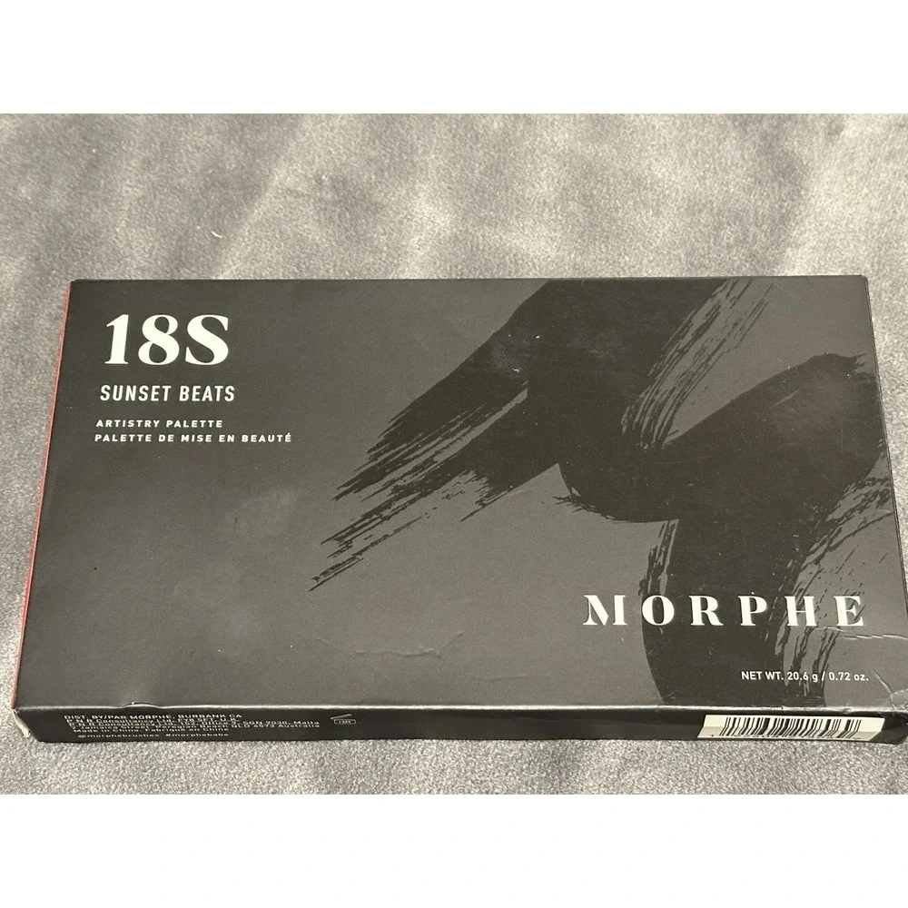 Morphe 18S Sunset Beats 18 Pressed Powder Palette Eyeshadow Makeup New